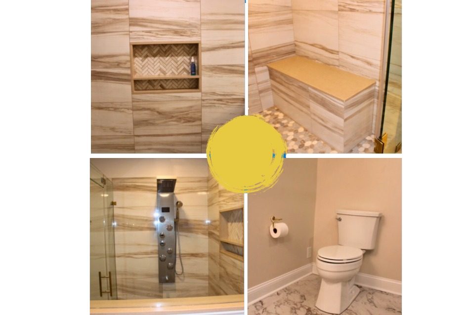 bathroom remodel before and after