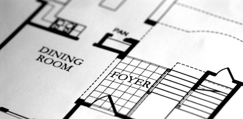 Floor plan for a home remodeling project in Phoenixville PA by D&R Home Solutions