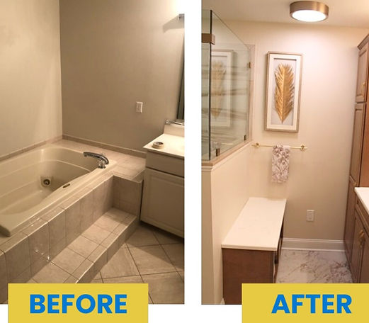 Bathroom remodel by D&R Home Solutions in Phoenixville, PA